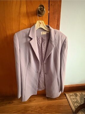 Review Lavender Notch-Lapel Blazer